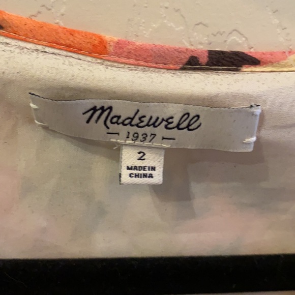 Madewell | Silk Floral Dress - Picture 2 of 5